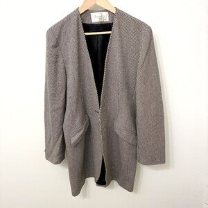 Vintage Christian Dior Women’s Blazer – Classic Black & White | Timeless Couture